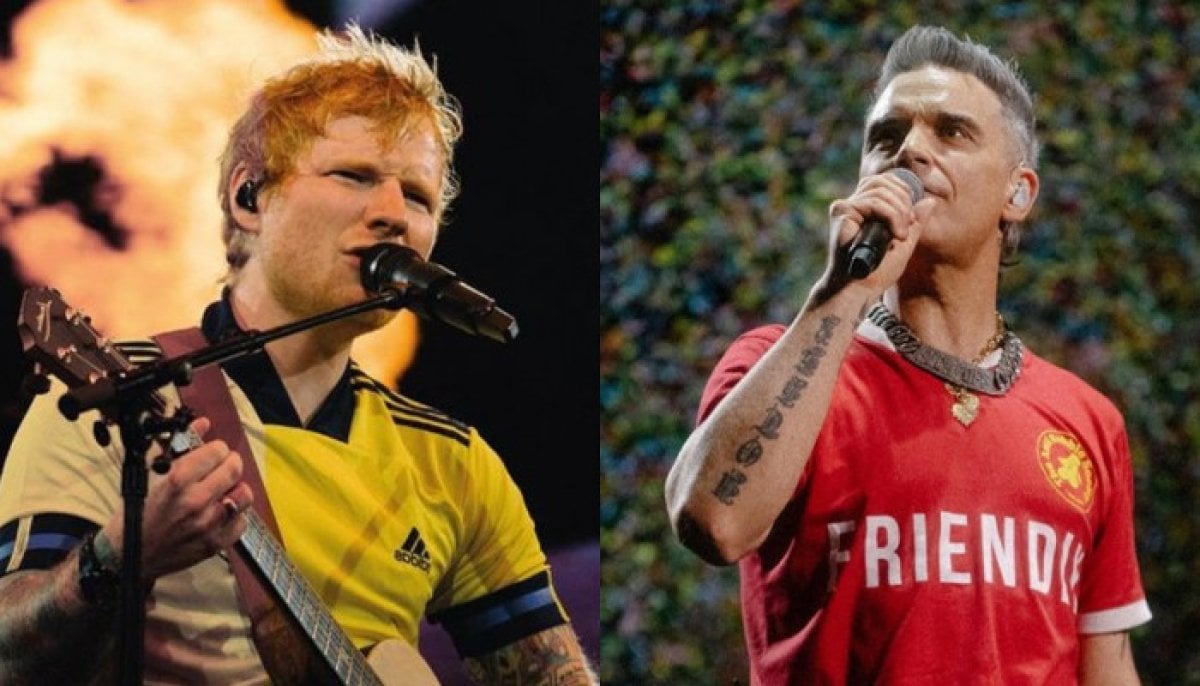 Ed Sheeran: Robbie Williams made me feel 'less isolated' amid addiction battle 