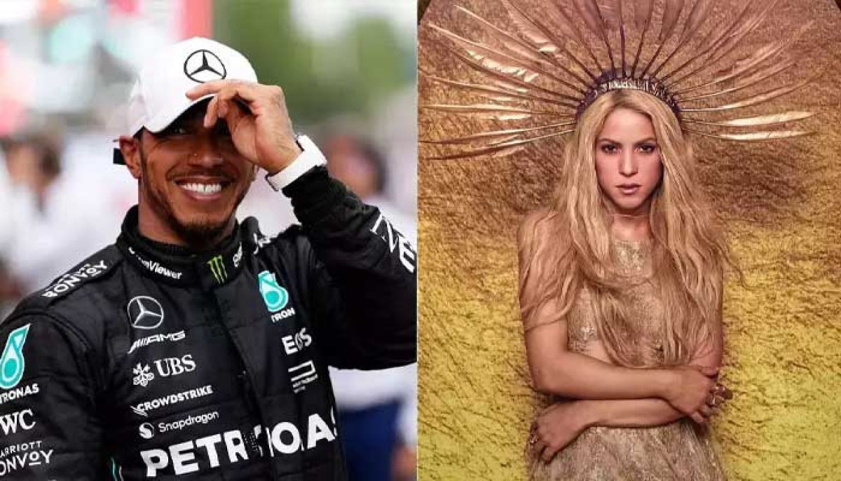 Shakira, Lewis Hamilton can't keep hands off each other on London night out