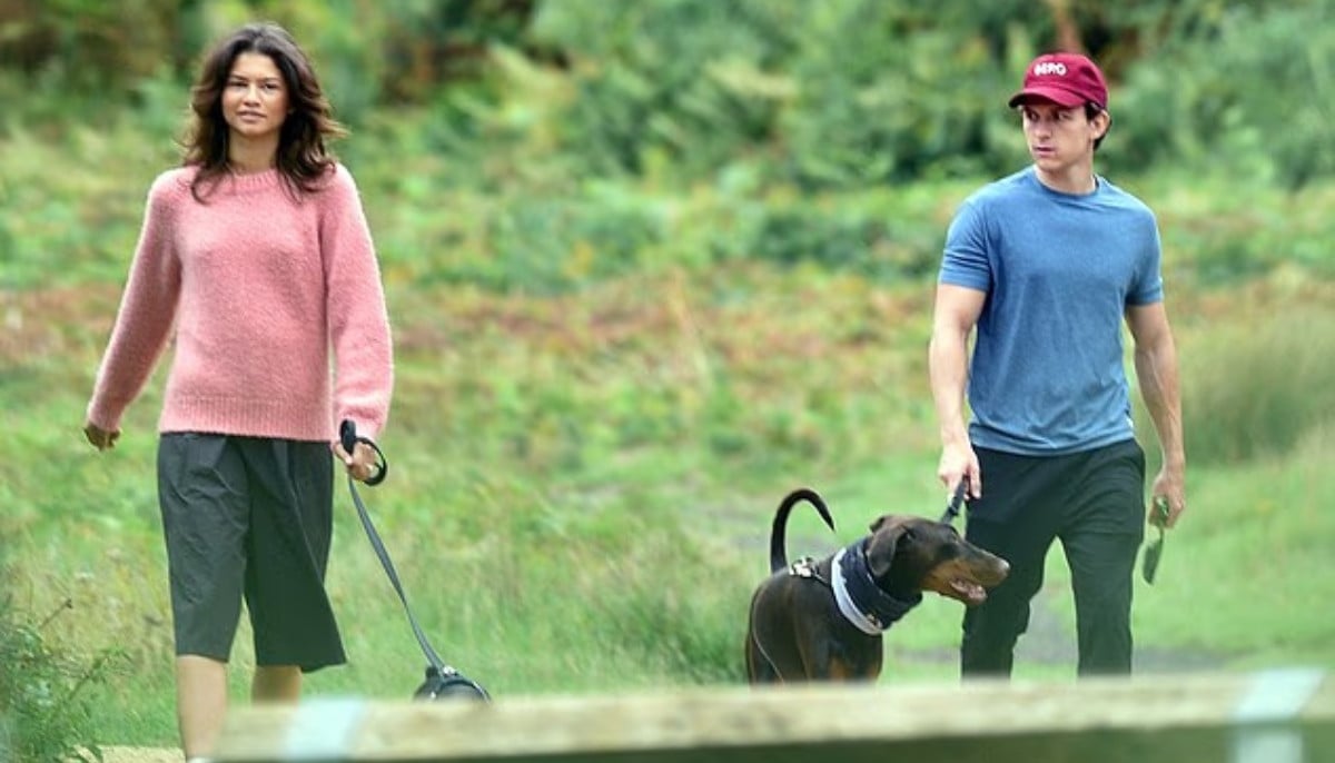 Zendaya, Tom Holland seen in rare public moment  