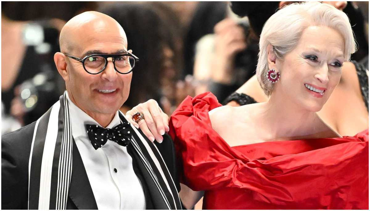 Meryl Streep, Stanley Tucci film ‘Devil Wears Prada 2’ at Milan Fashion Week