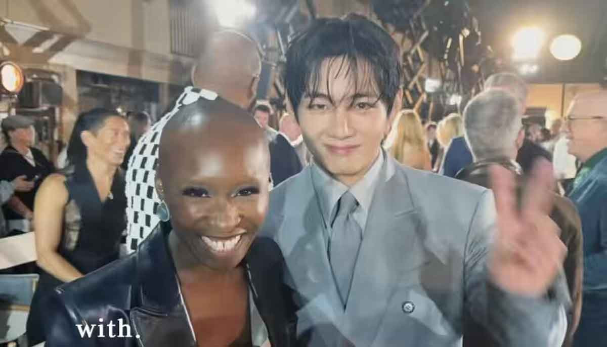 Cynthia Erivo, BTS’ V meet up at Vogue World