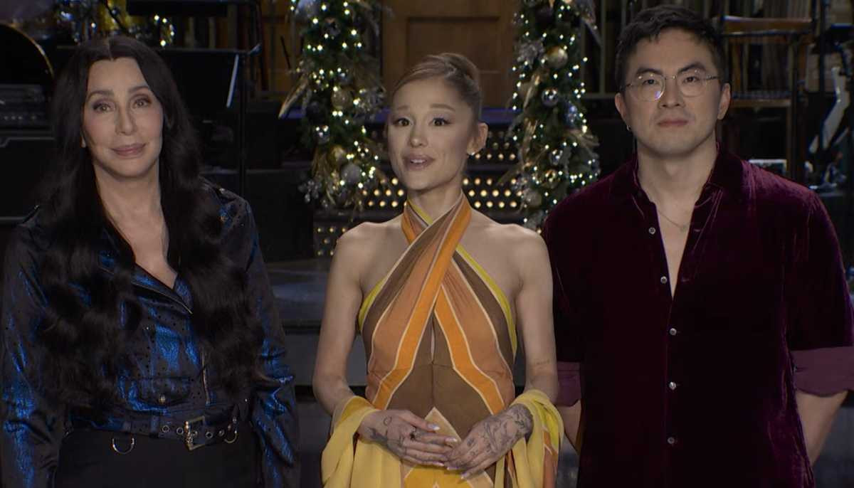 Cher makes Ariana Grande, Bowen Yang freak out with her 'presence'