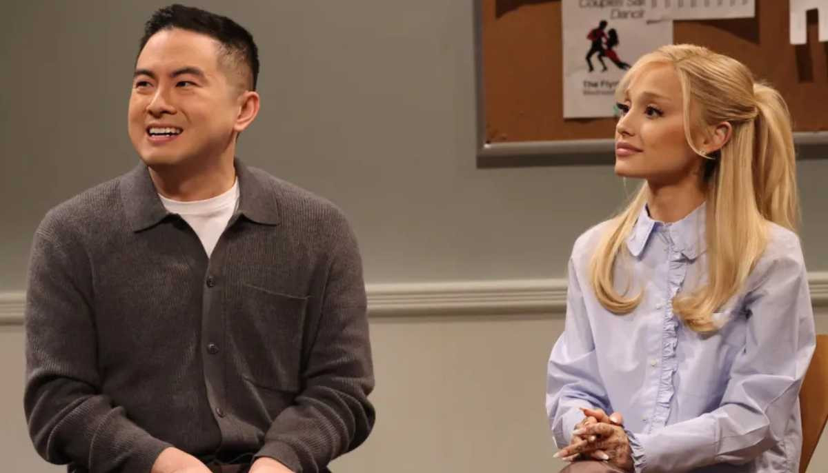 Ariana Grande, Bowen Yang take lighthearted jabs at ‘Wicked’ on ‘SNL’