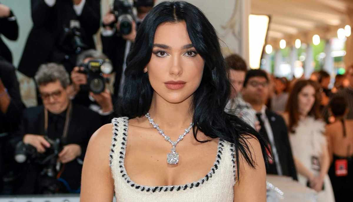 Dua Lipa chooses unusual spot for physical activity