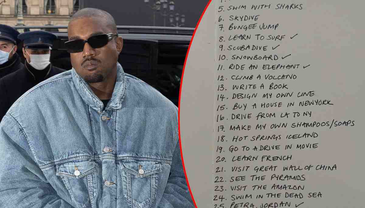 Kanye West breaks silence on sensational to do list