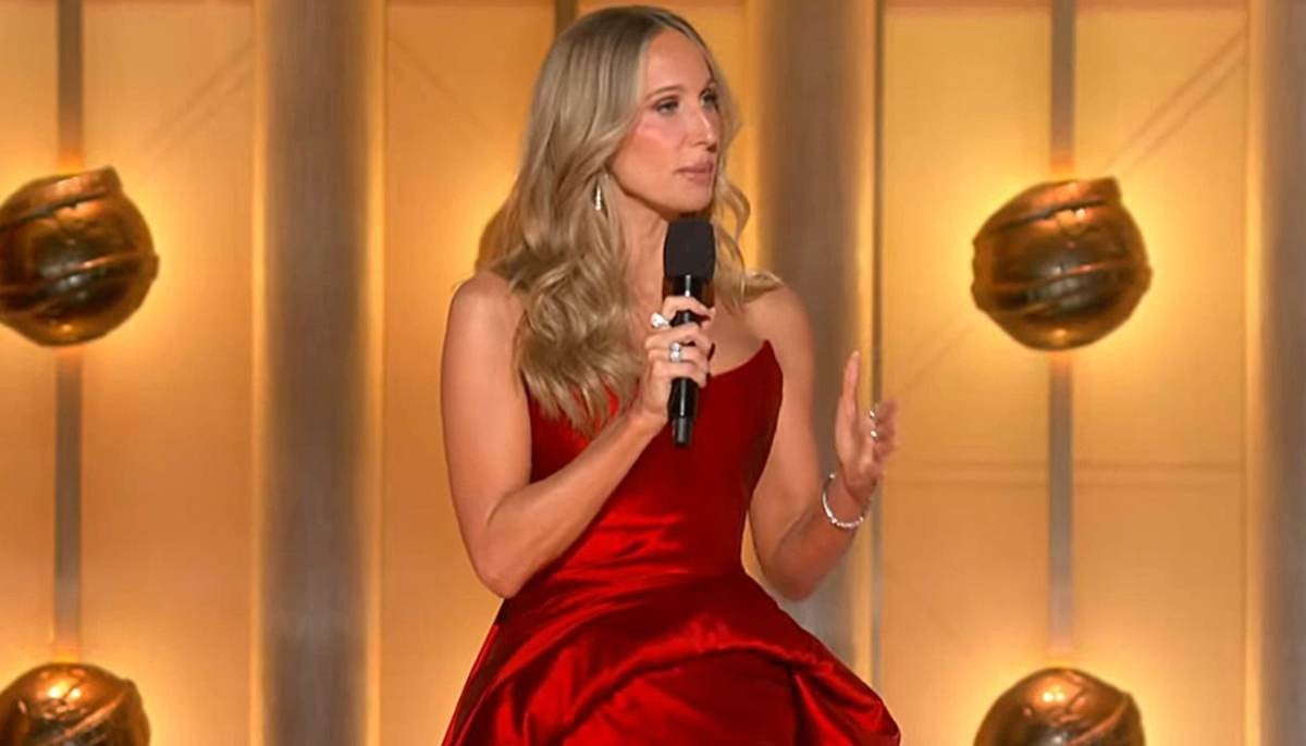 Nikki Glaser reveals Sydney Sweeney joke cut from Globes monologue