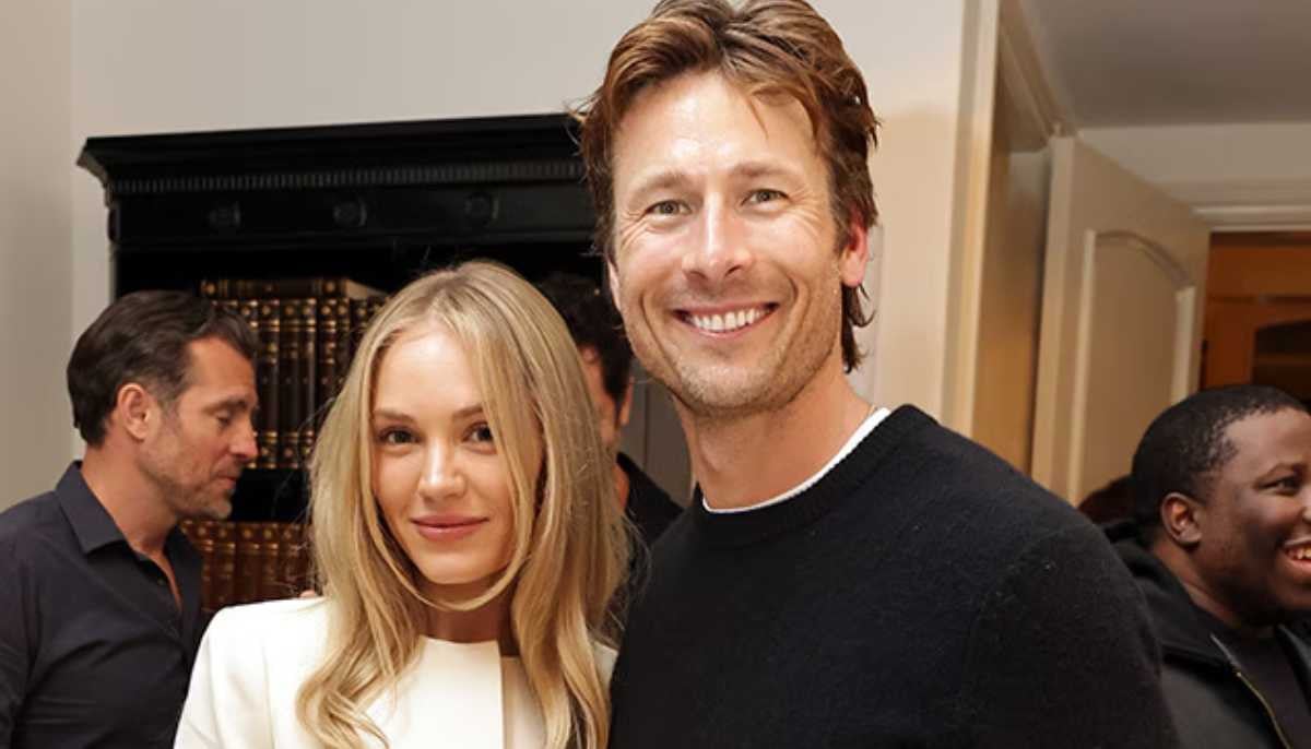 Michelle Randolph plays coy about Glen Powell romance