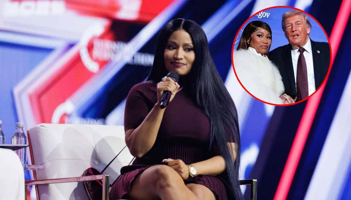 'Cancel Nicki Minaj': Outcry after rapper holds hands with Donald Trump