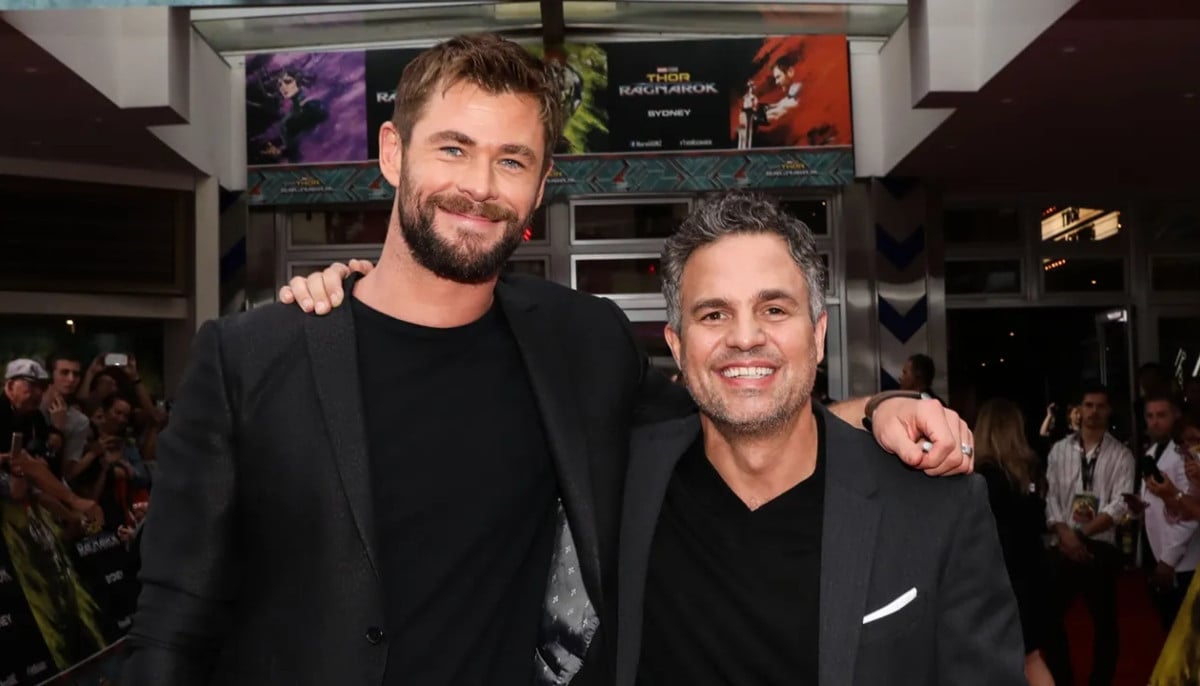 Chris Hemsworth on struggling to film with Mark Ruffalo in ‘Crime 101’