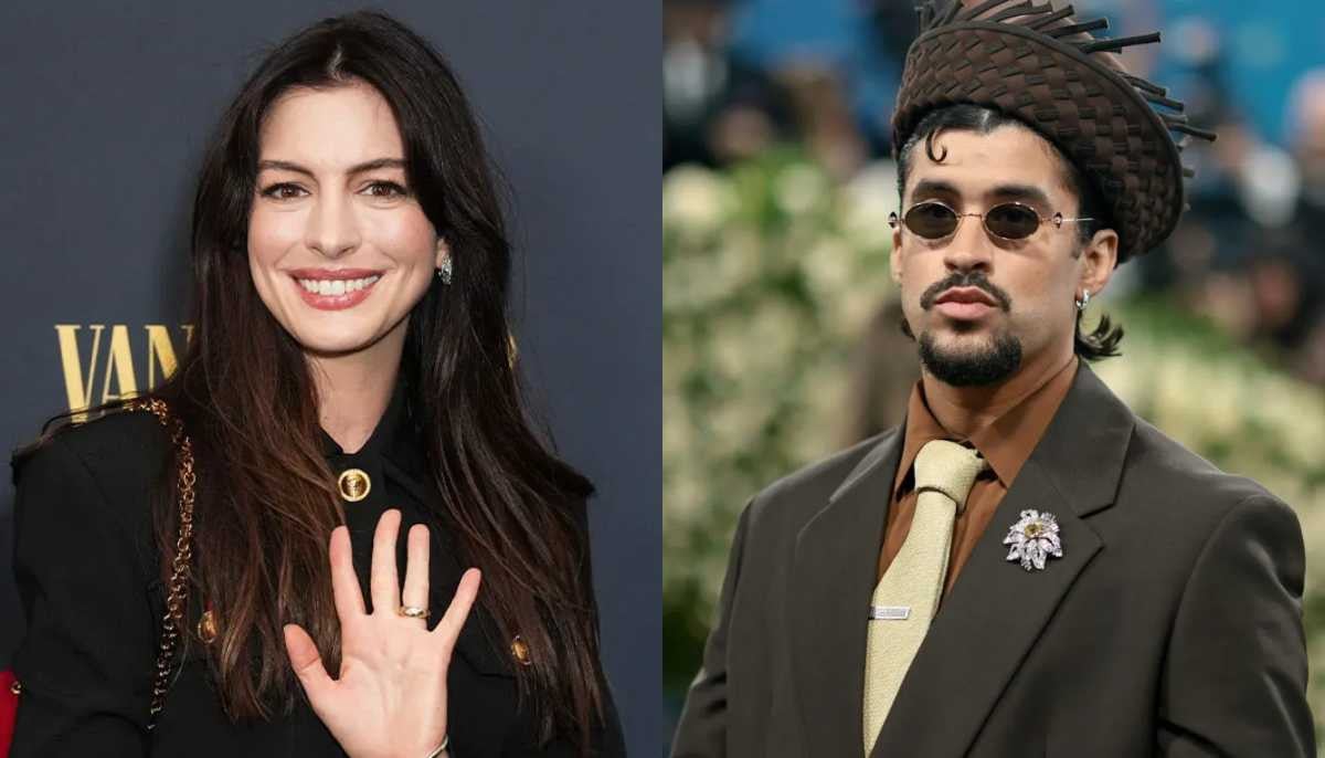 Anne Hathaway renames Super Bowl Halftime after Bad Bunny show