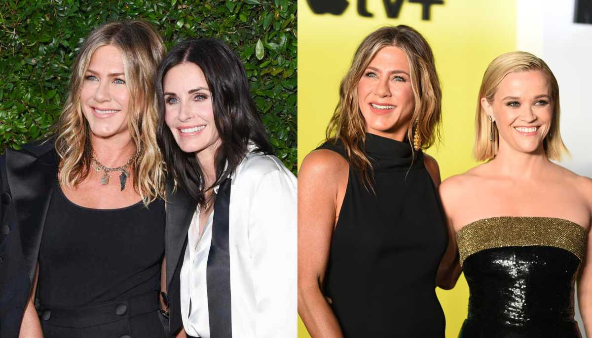 Courteney Cox, Reese Witherspoon wish Jennifer Aniston on special day
