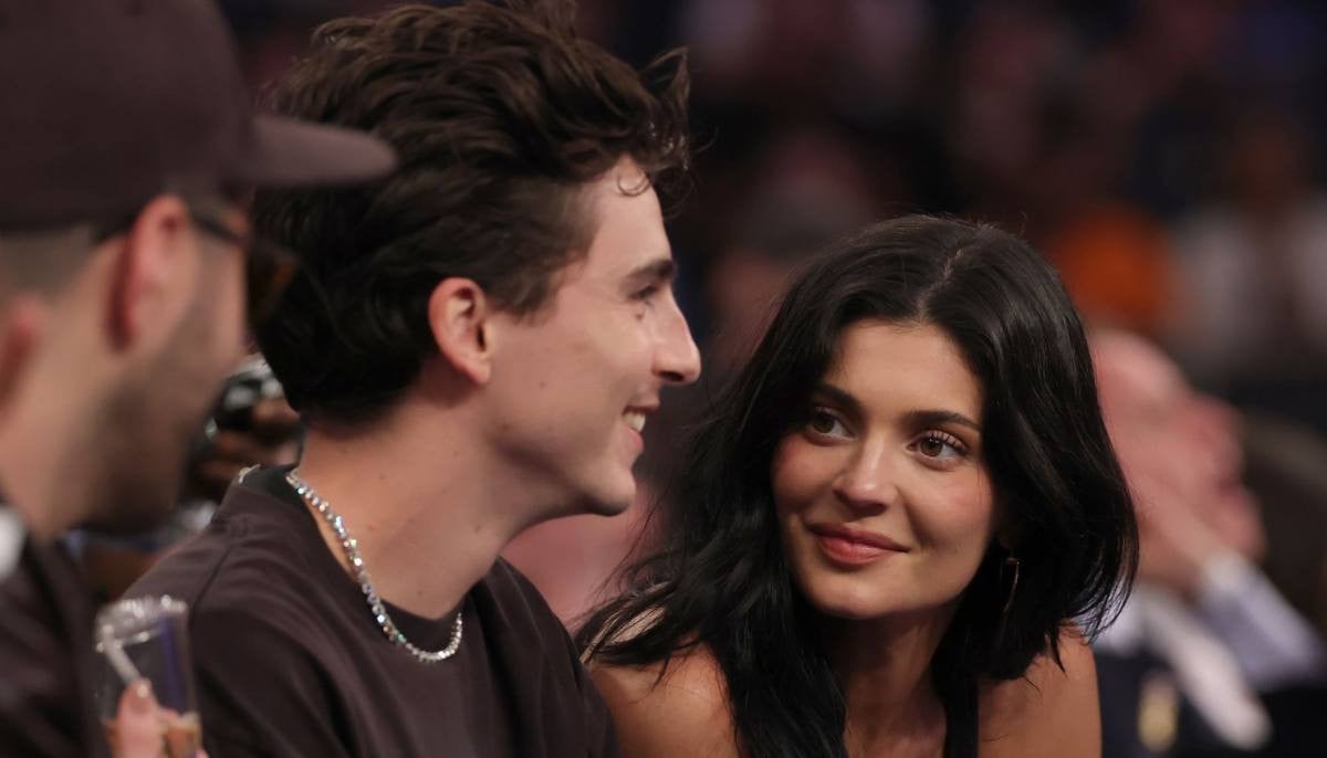 Kylie Jenner appears excited to try British snacks with Timothee Chalamet