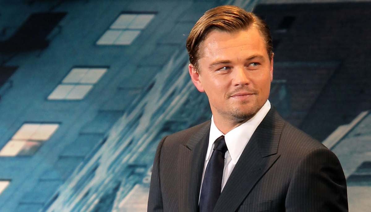 Leonardo DiCaprio covers face after mention in Jeffrey Epstein records