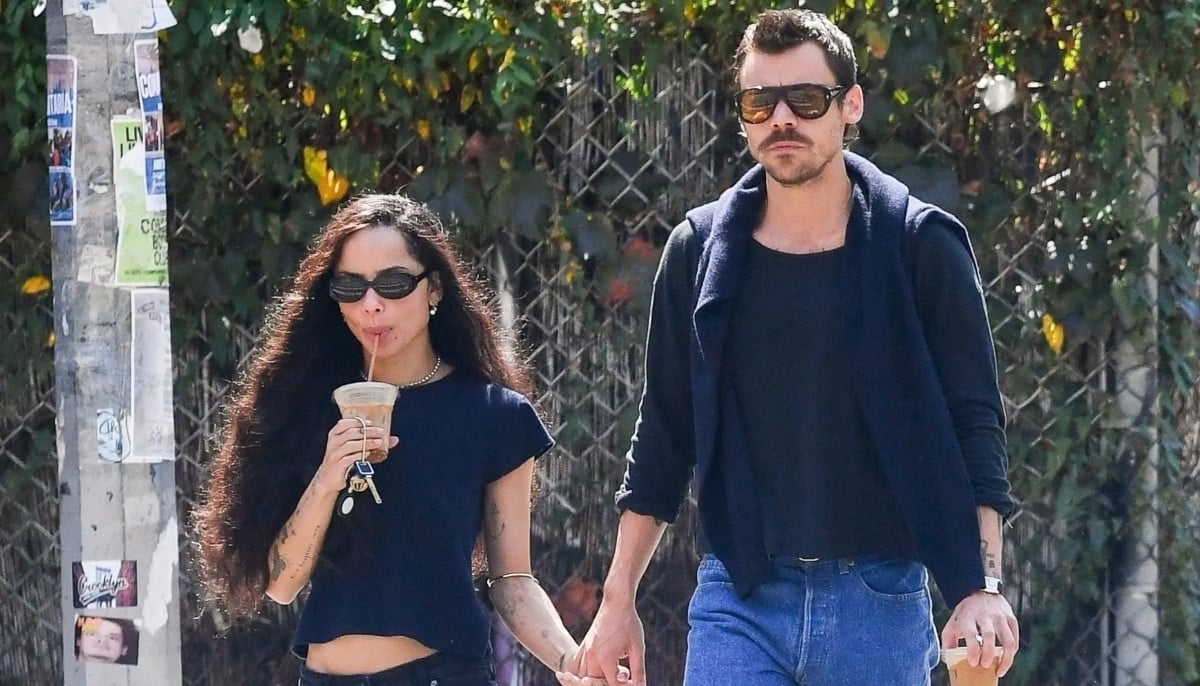 Harry Styles celebrates album success with Zoe Kravitz in Brooklyn