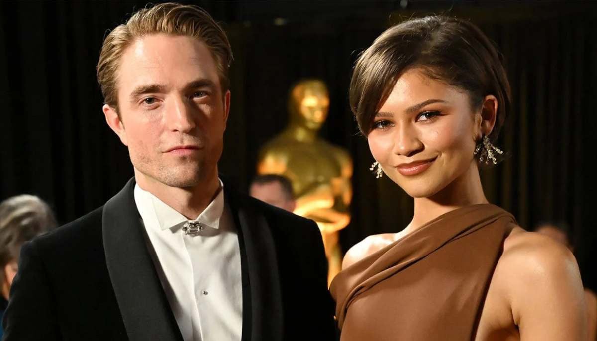 Zendaya helps Robert Pattinson calm nerves on Oscars stage