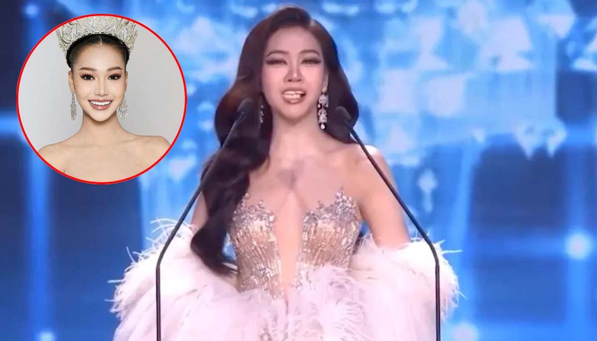 Miss Thailand earns massive support after teeth fall out on stage