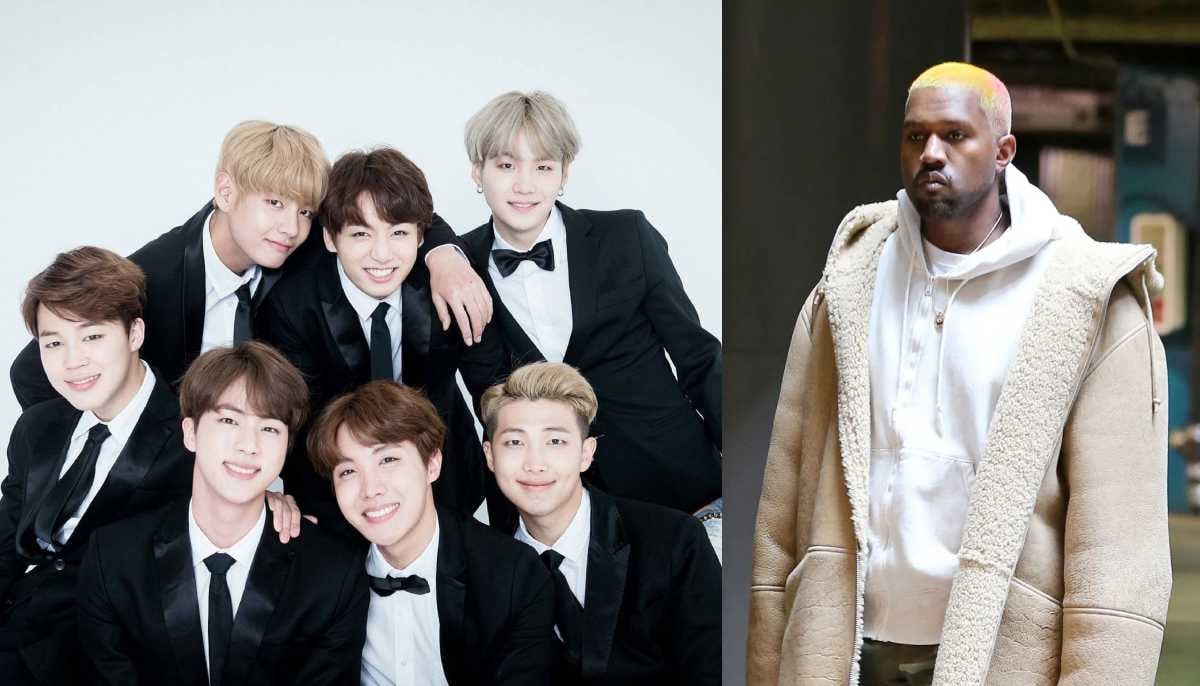 Kanye West makes surprise comeback alongside BTS