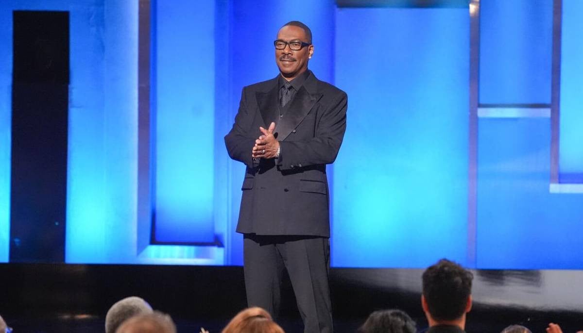 Eddie Murphy gets emotional over big career milestone