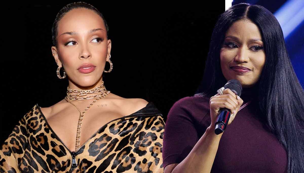 Doja Cat 'pokes' fun at Nicki Minaj during live stream