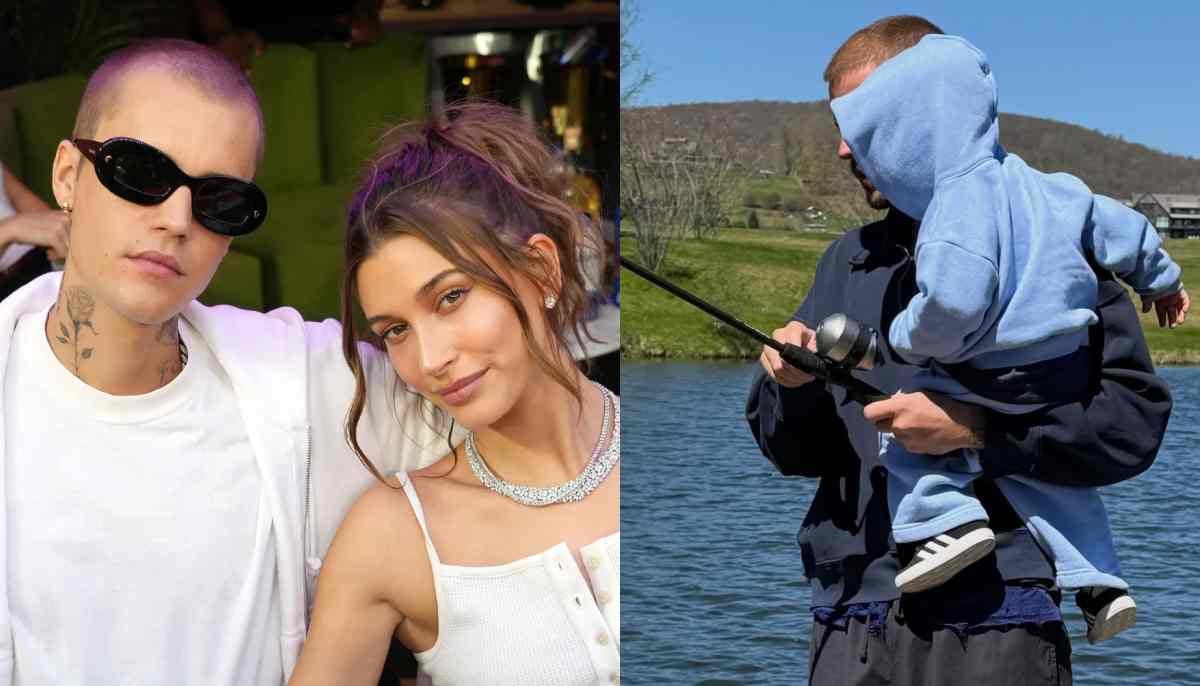 Justin Bieber surprises fans with rare baby Jack Blues outing