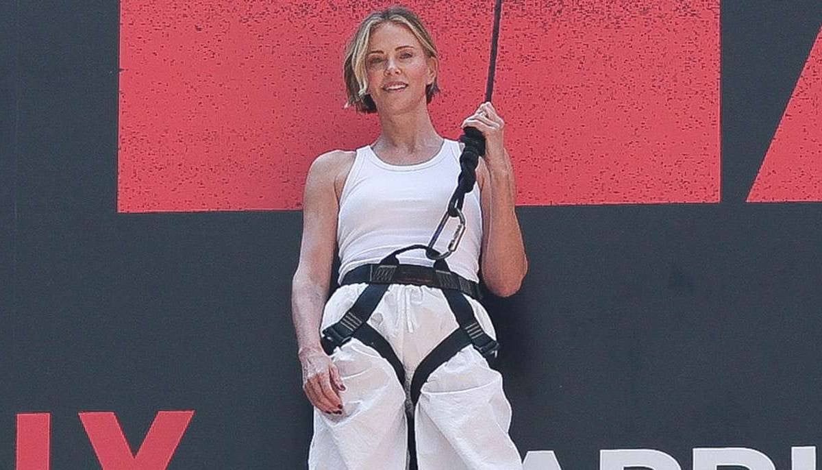 Charlize Theron’s promotional stunt for ‘Apex’ draws hilarious reaction