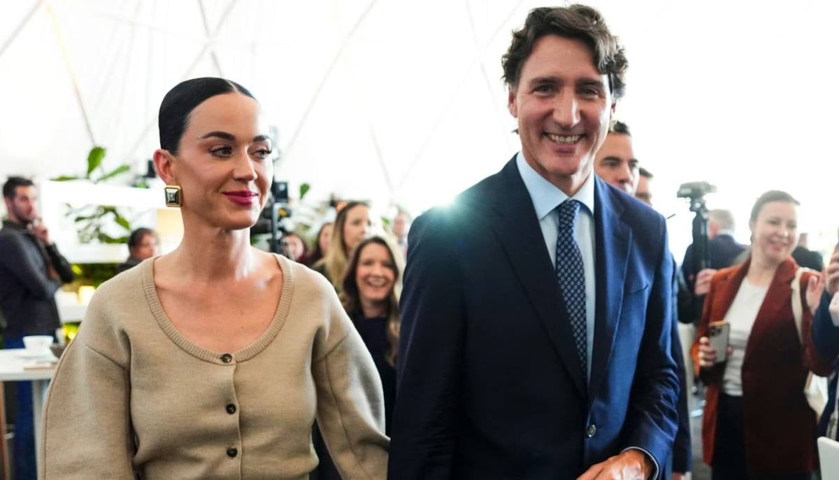 Katy Perry displays affection in new pictures with Justin Trudeau