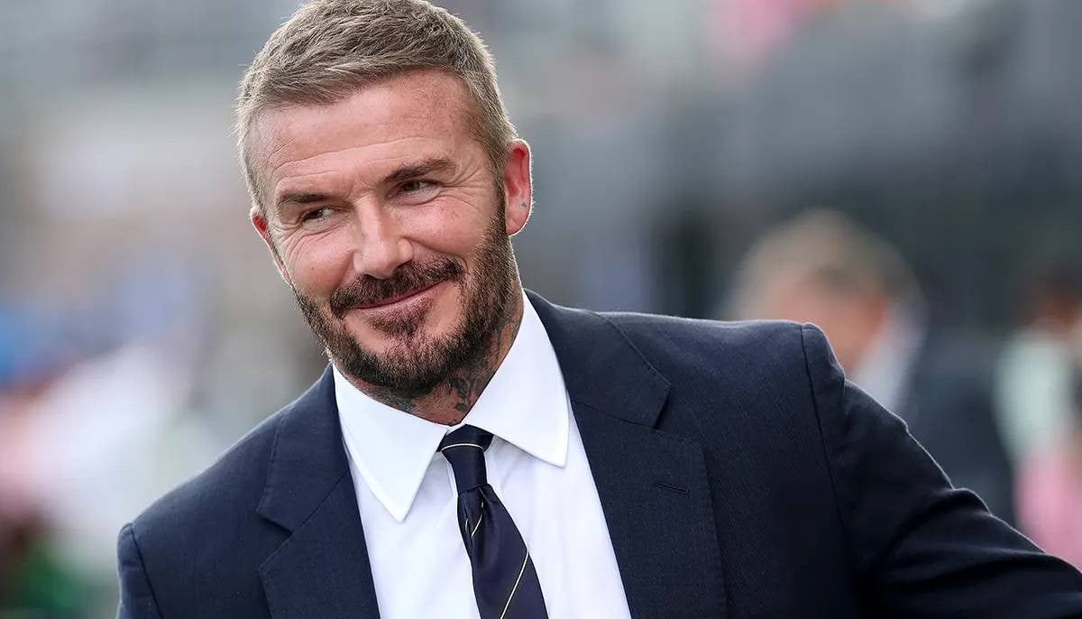 David Beckham looks on the bright side of life after Brooklyn snub