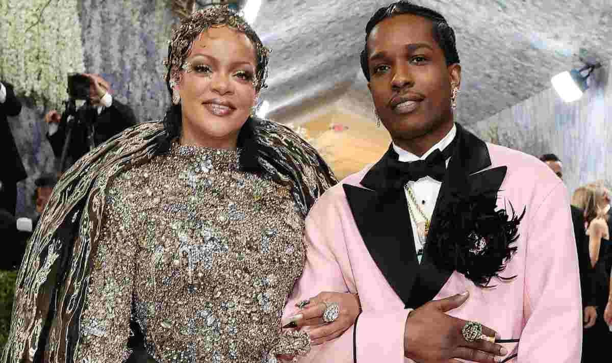 Rihanna, A$AP Rocky bring high fashion exit to Met Gala 2026