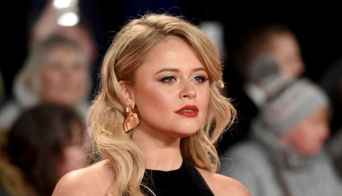 Emily Atack debuts glamorous new look amidst 'Rivals' S2 filming