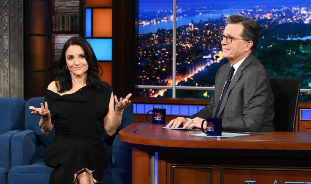 Stephen Colbert gets sharp Veep style roast from Julia Louis-Dreyfus
