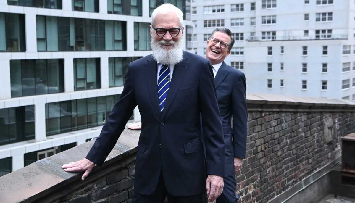 David Letterman, Stephen Colbert get revenge on CBS for show axing 