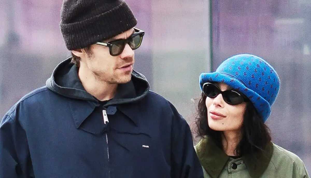 Zoe Kravitz cheers on fiancé Harry Styles for ‘Together Together’ concert