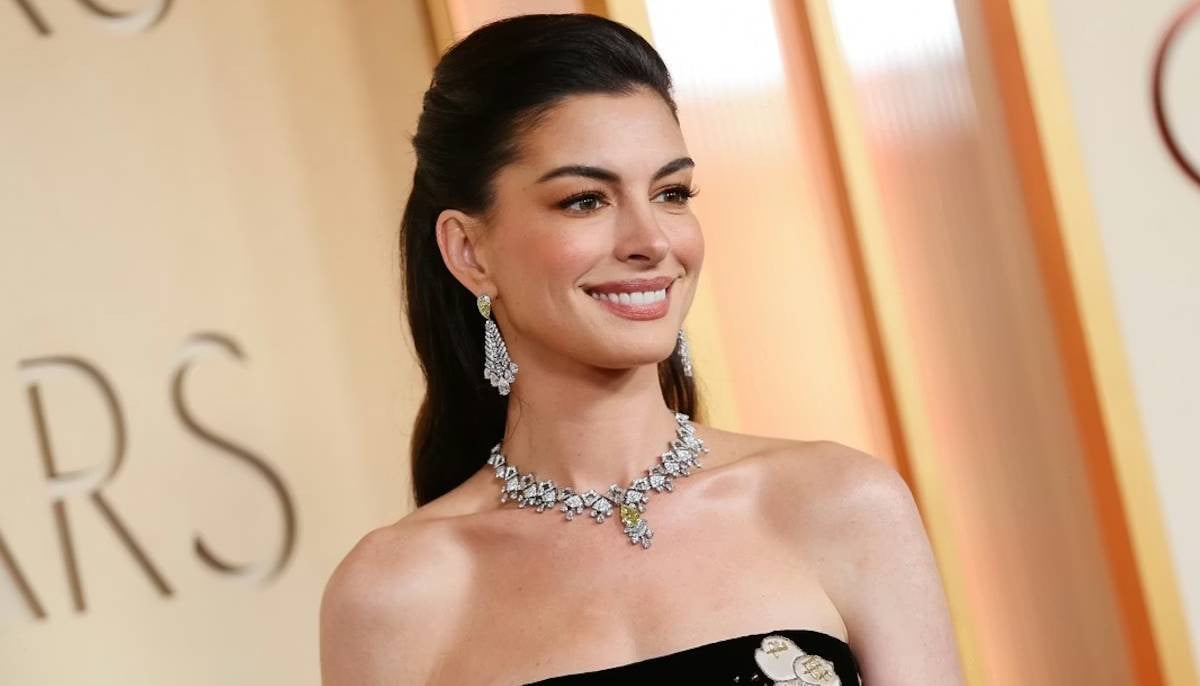 Anne Hathaway sets the record straight about her youthful appearance