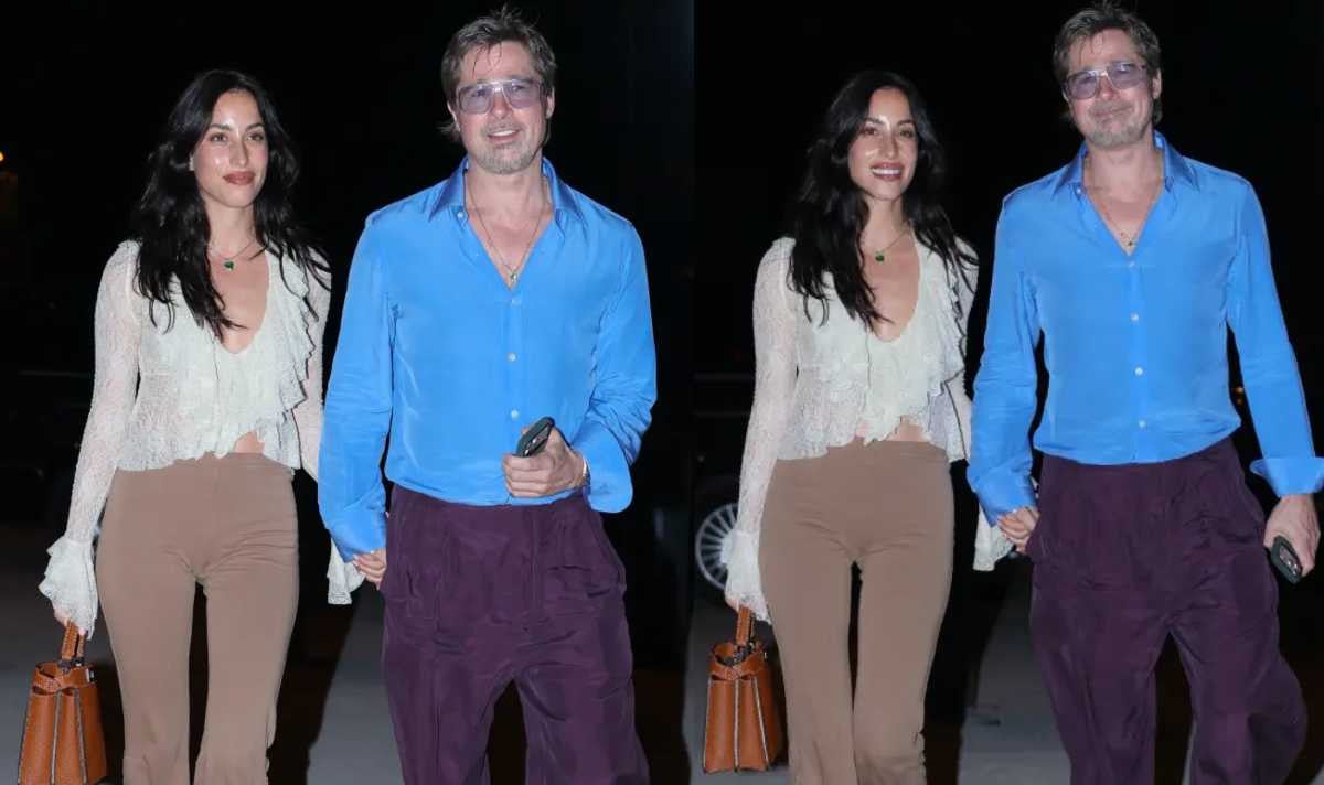 Brad Pitt, Ines de Ramon enjoy rare Paris concert outing