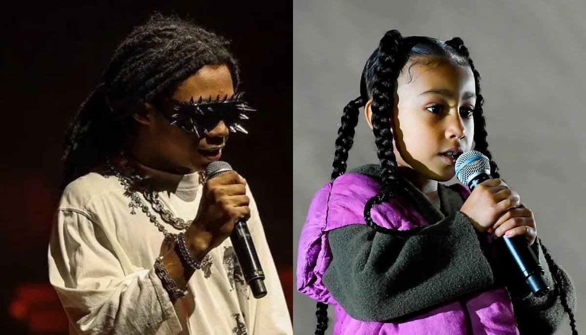 Lil Wayne’s son, Kanye's daughter North team up for new banger