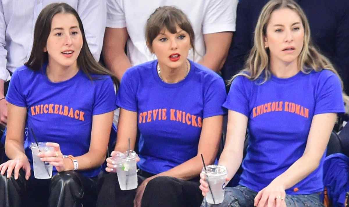 Taylor Swift joins Haim Sisters for Knicks game appearance in NYC