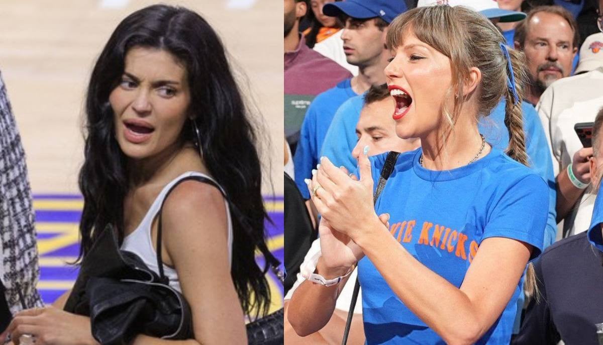 Taylor Swift, Kylie Jenner celebrate Knicks win, share sweet moment