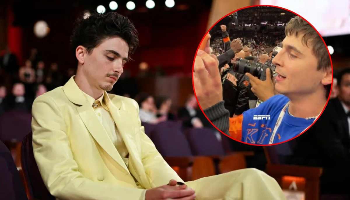 Timothee Chalamet addresses Oscars snub at Knicks game in rare video