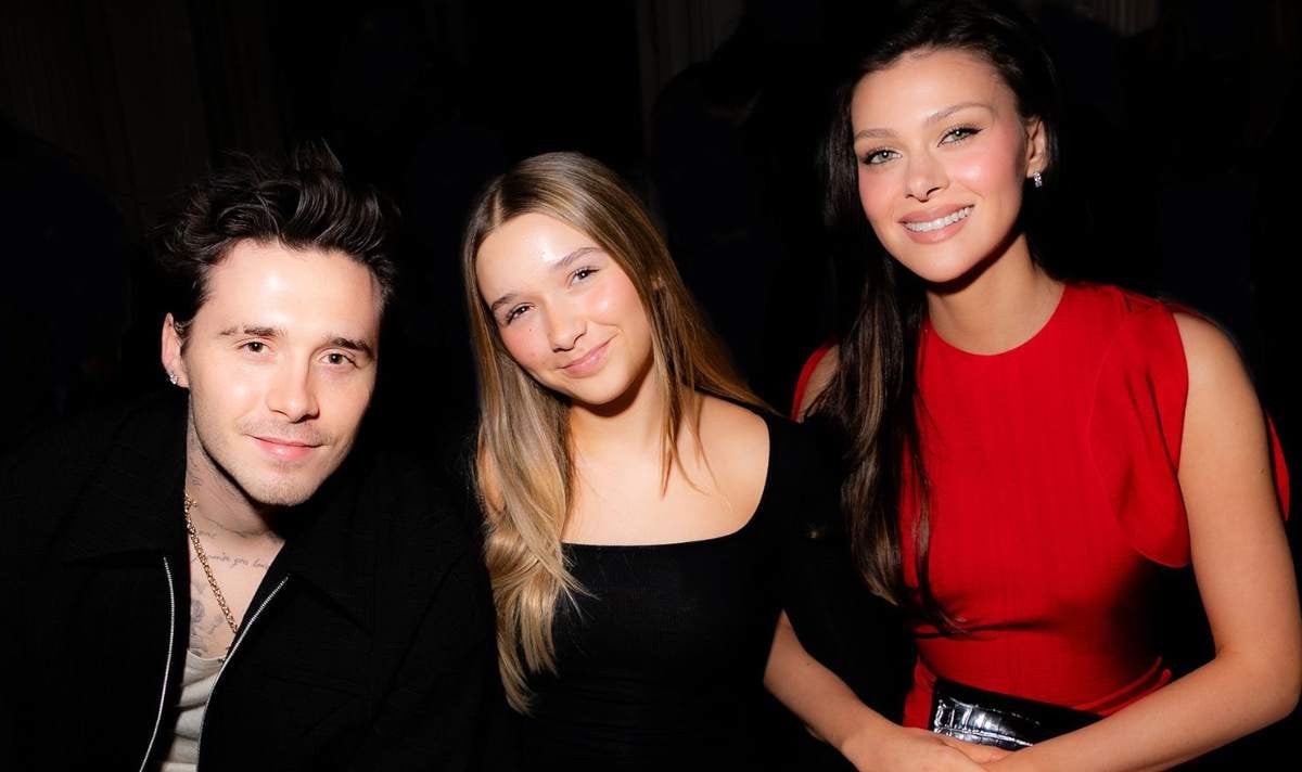 Inside Harper Beckham’s LA visit as Brooklyn Beckham stays away