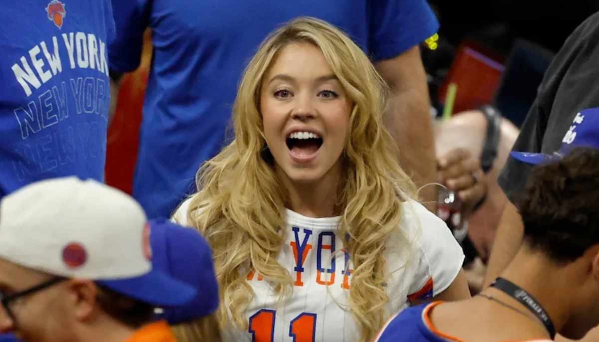 Sydney Sweeney goes viral for 'faking' expressions at Knicks game