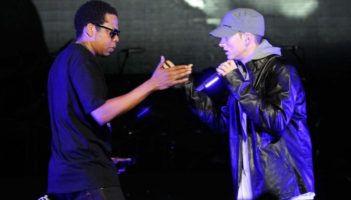 Eminem ends stage hiatus with surprise performance at Jay Z show