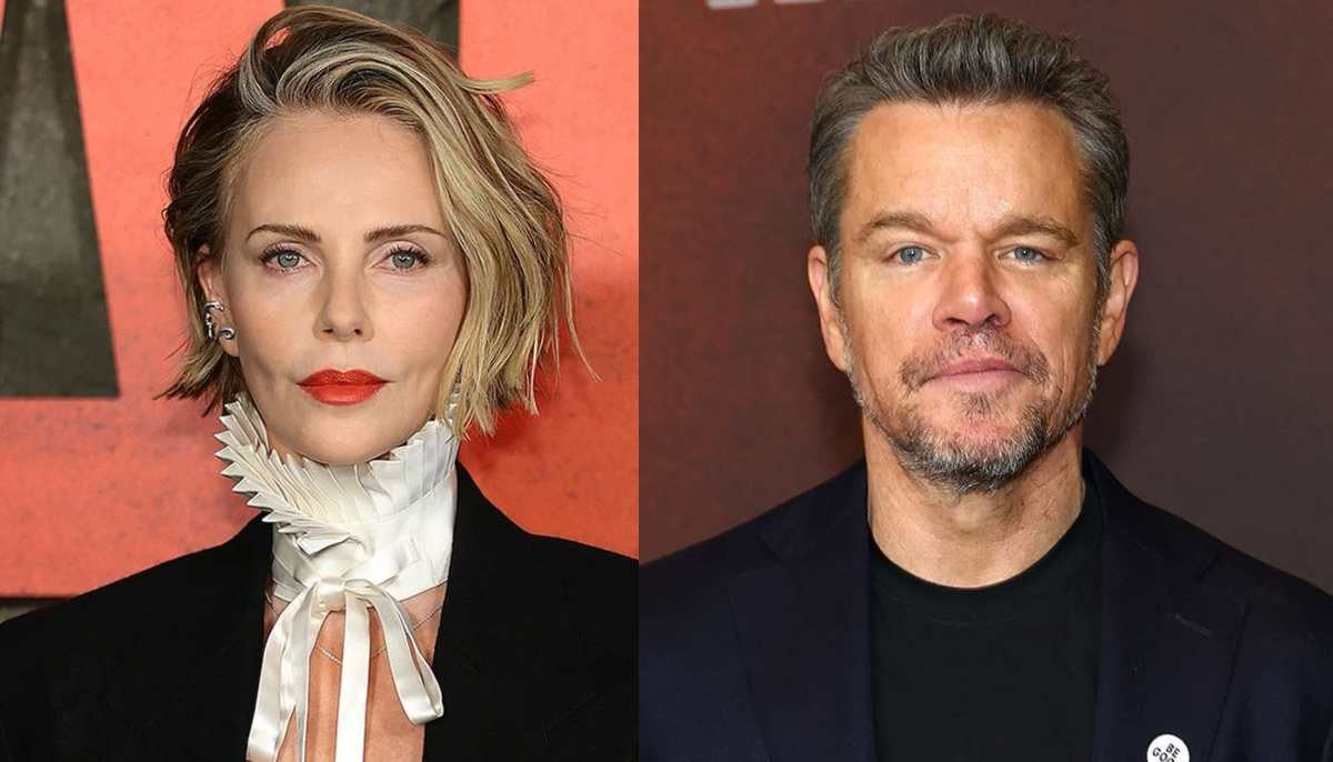 Charlize Theron gets honest about Matt Damon’s 'The Odyssey' look
