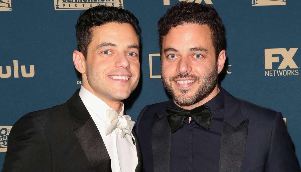 'Oppenheimer' star Rami Malek, twin brother look worlds apart