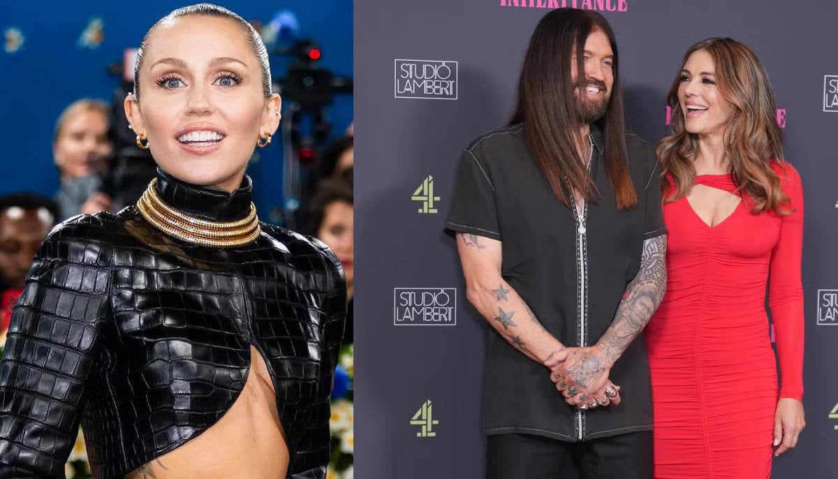 Elizabeth Hurley makes rare comment about Miley Cyrus