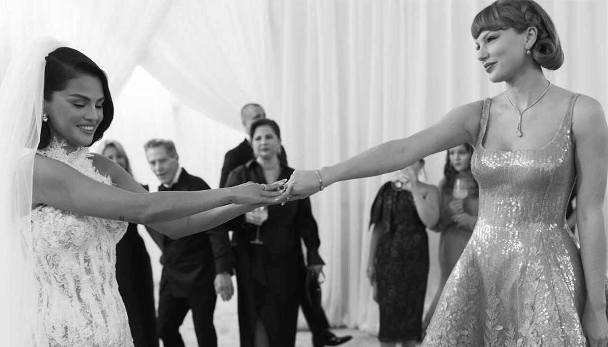 Selena Gomez uses unreleased 'Te Olvido' at Taylor Swift wedding
