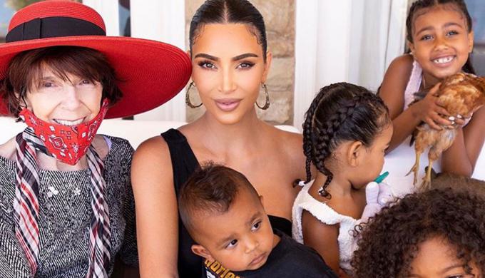 Kim Kardashian throws a birthday party for grandma amid marriage woes with Kanye West