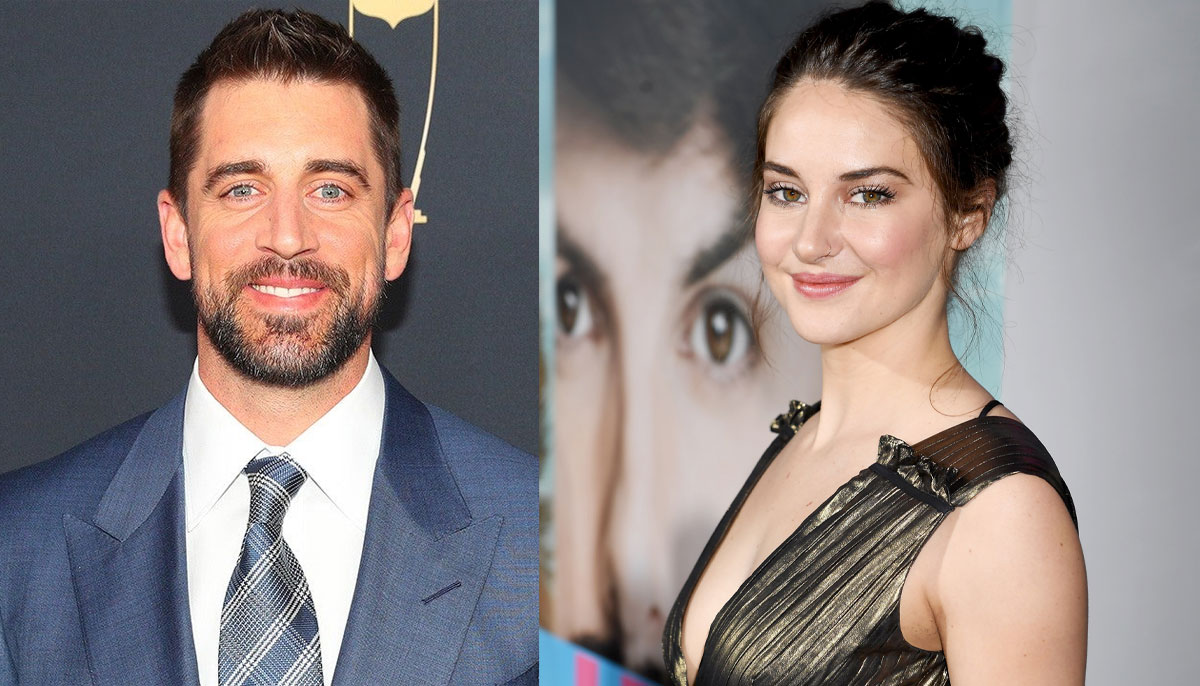 Aaron Rodgers gushes over fiancée Shailene Woodley