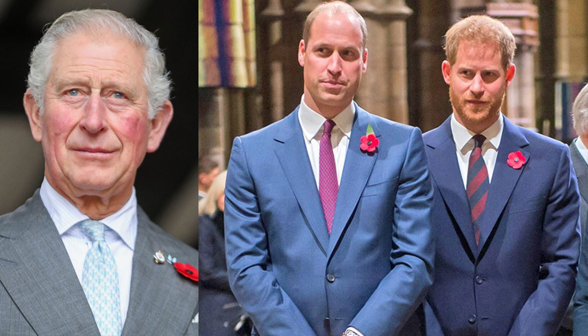 Prince William, Harry have relationship with their dad’