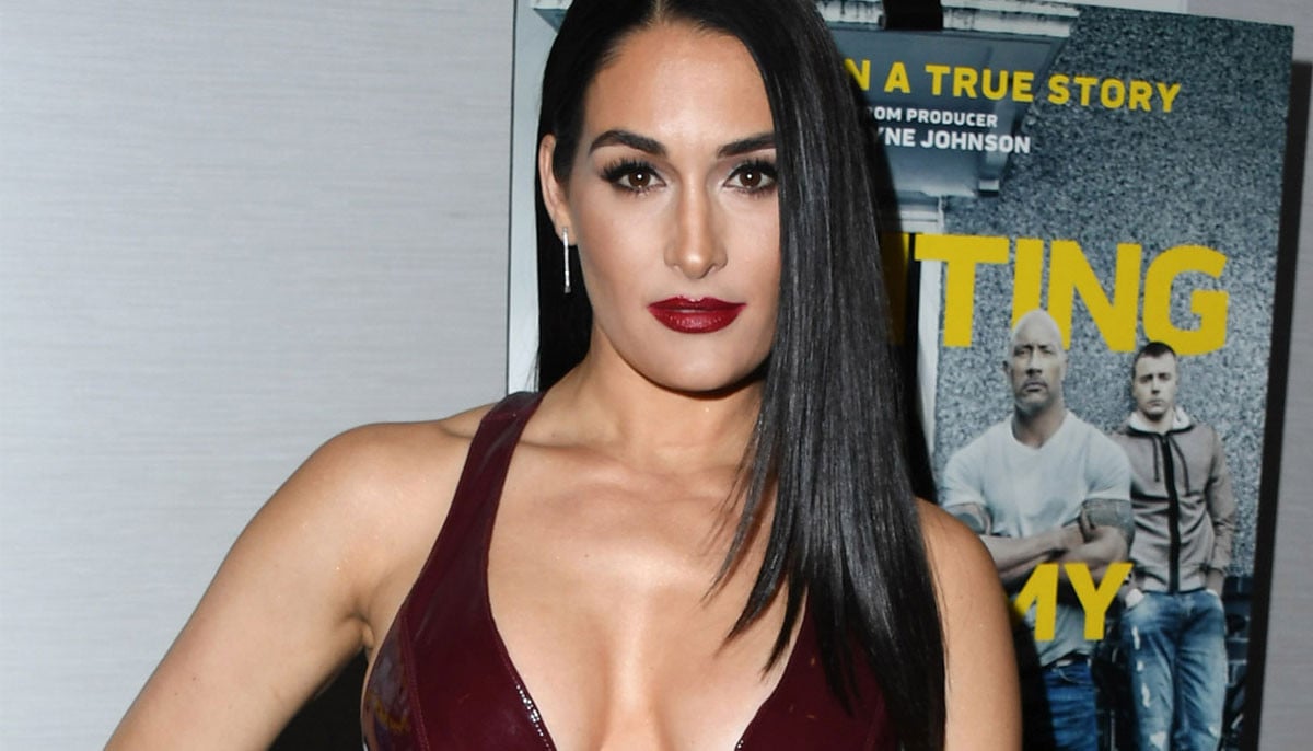 Nikki Bella sizzles in red at WWE Hall of Fame: See Photos