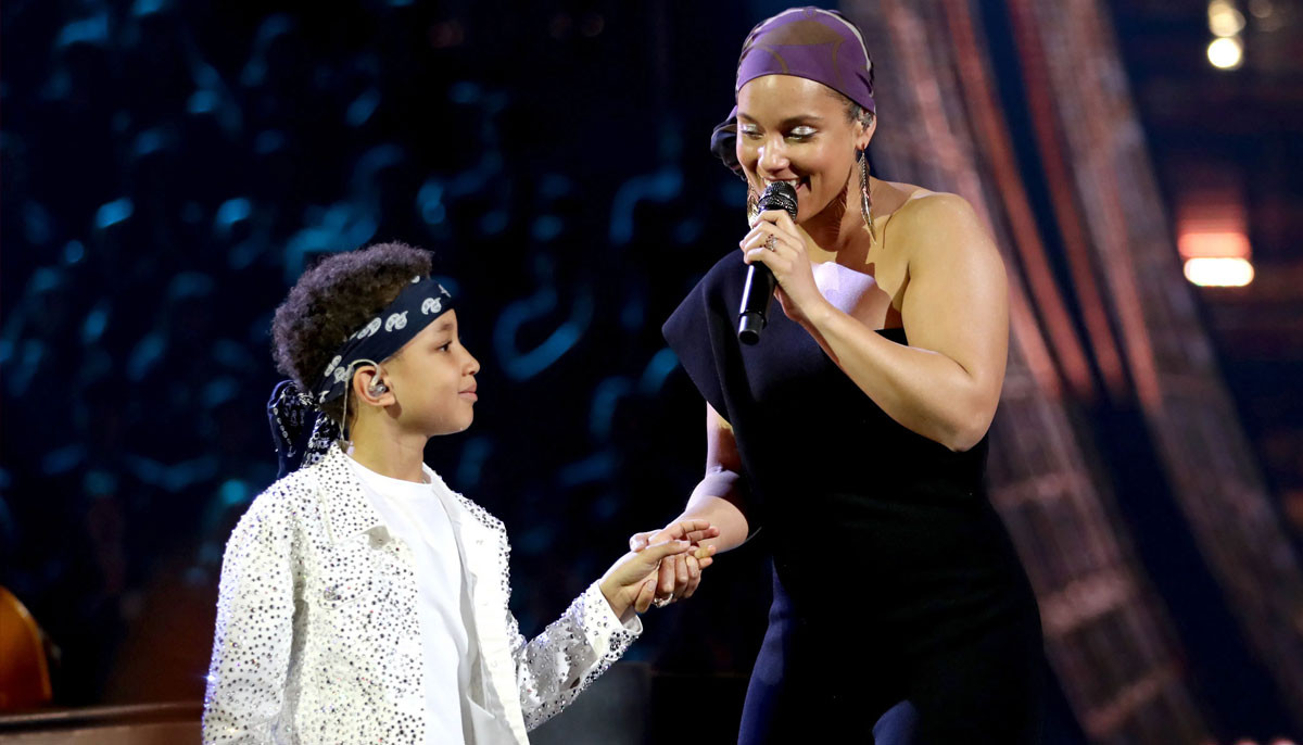 Alicia Keys joins son Egypt on the piano in adorable new video Watch